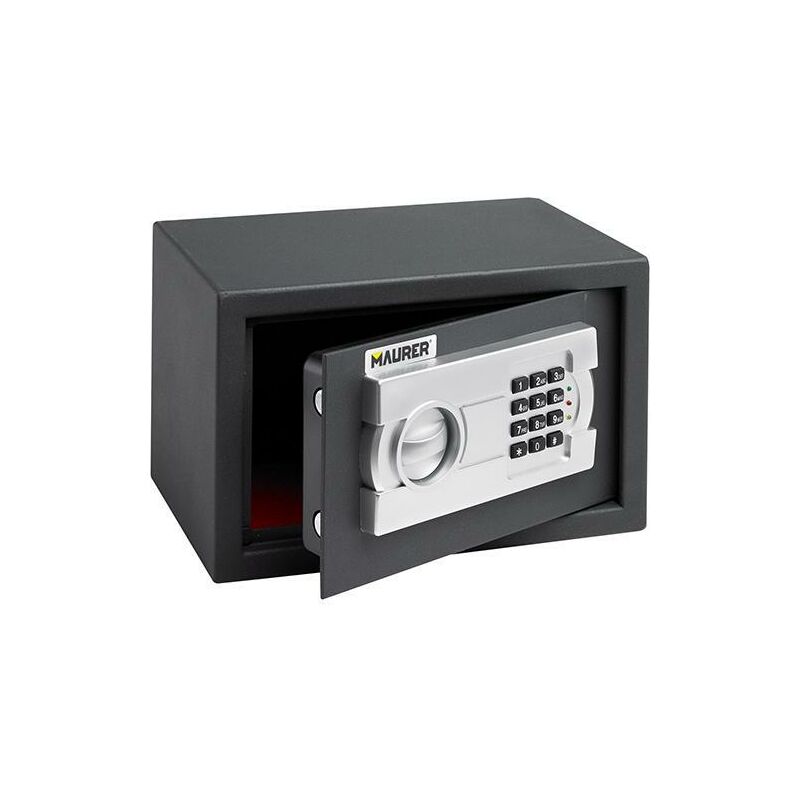 foto del prodotto maurer 3070298 caja fuerte sobreponer electr nica 35x25x25cm, cranberry