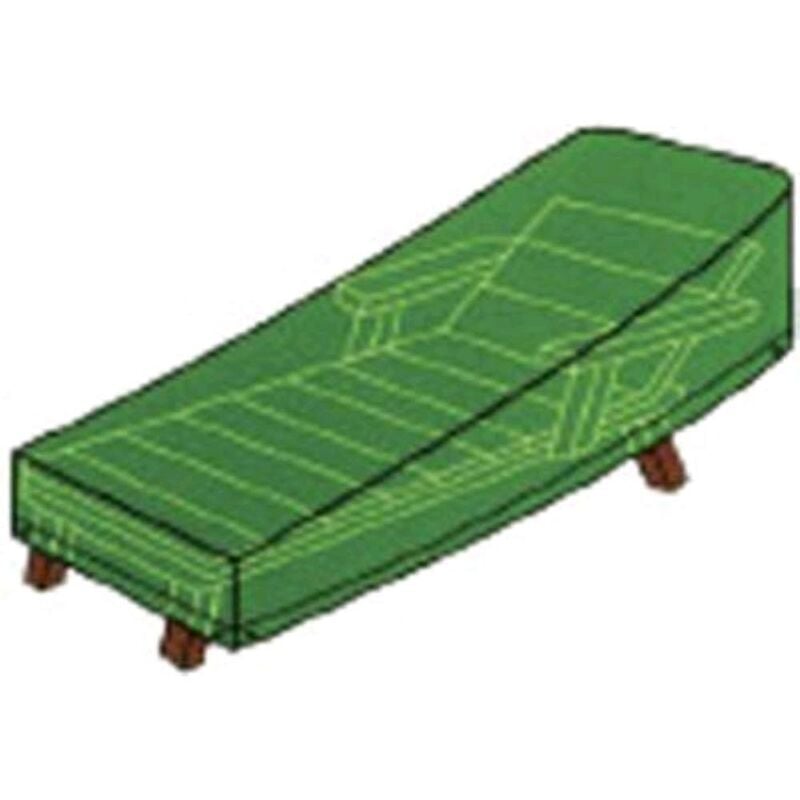 foto del prodotto copertura pesante cover per lettino domus pe verde cm 200x76 h.cm 40 76 1 pz