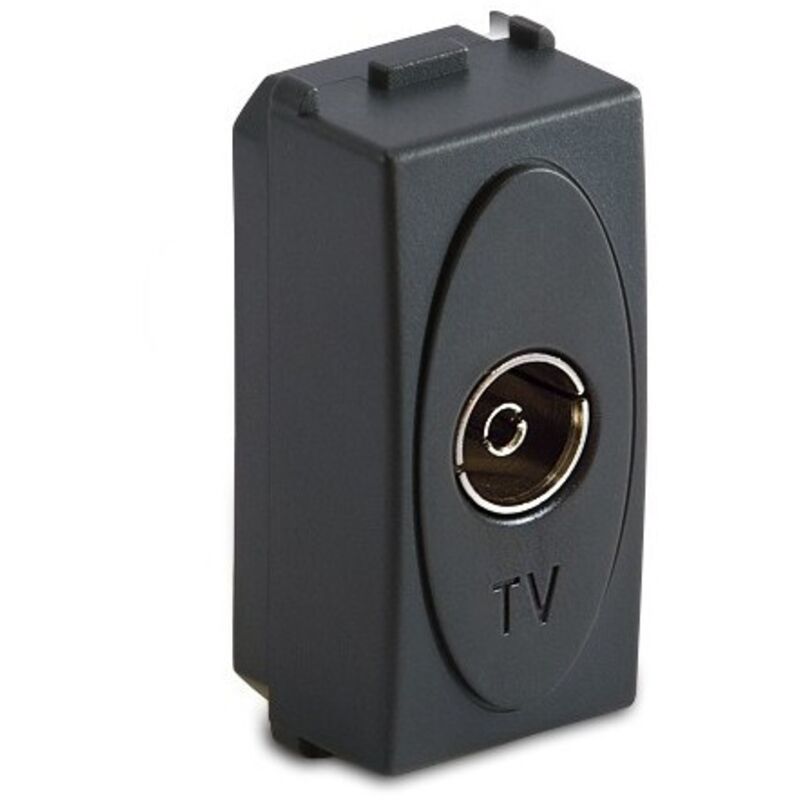 foto del prodotto modo presa tv 9,5mm passante finale grigio master cod. 31255 