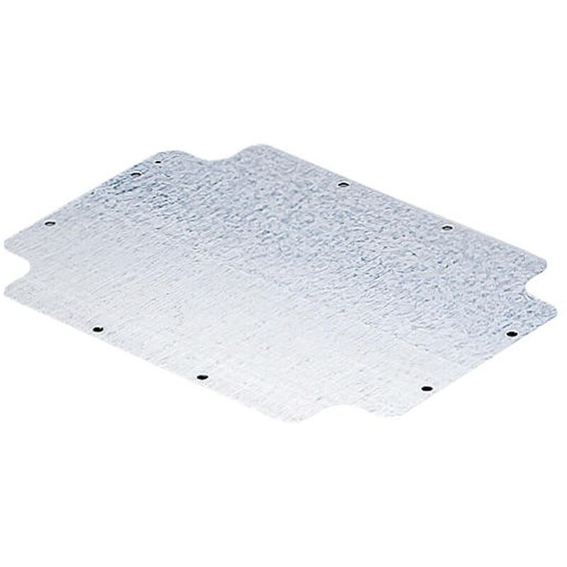 foto del prodotto piastra di fondo gewiss per cassette 240x190 lamiera zincata gw44616