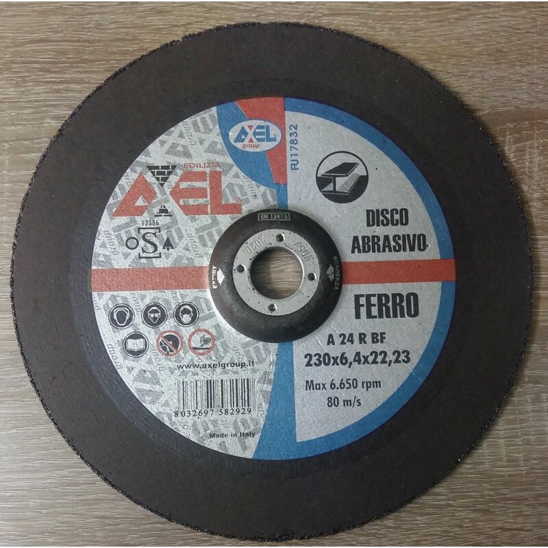 foto del prodotto mola disco abrasiva per ferro 230x6,4 230 mm axel smerigliare