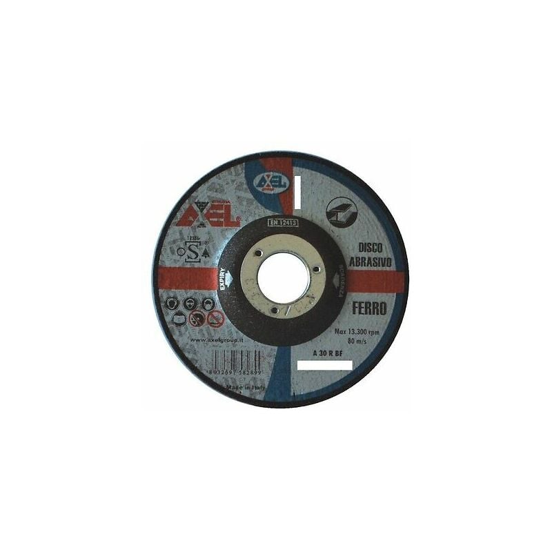 foto del prodotto mola disco abrasiva ferro acciaio smerigliatrice 115x6,4 115 mm axel
