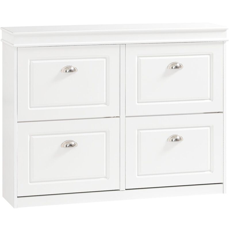 foto del prodotto scarpiera salvaspazio slim mobili per scarpe serie scarpiere 105x24x83cm sobuy bianco fsr79 w
