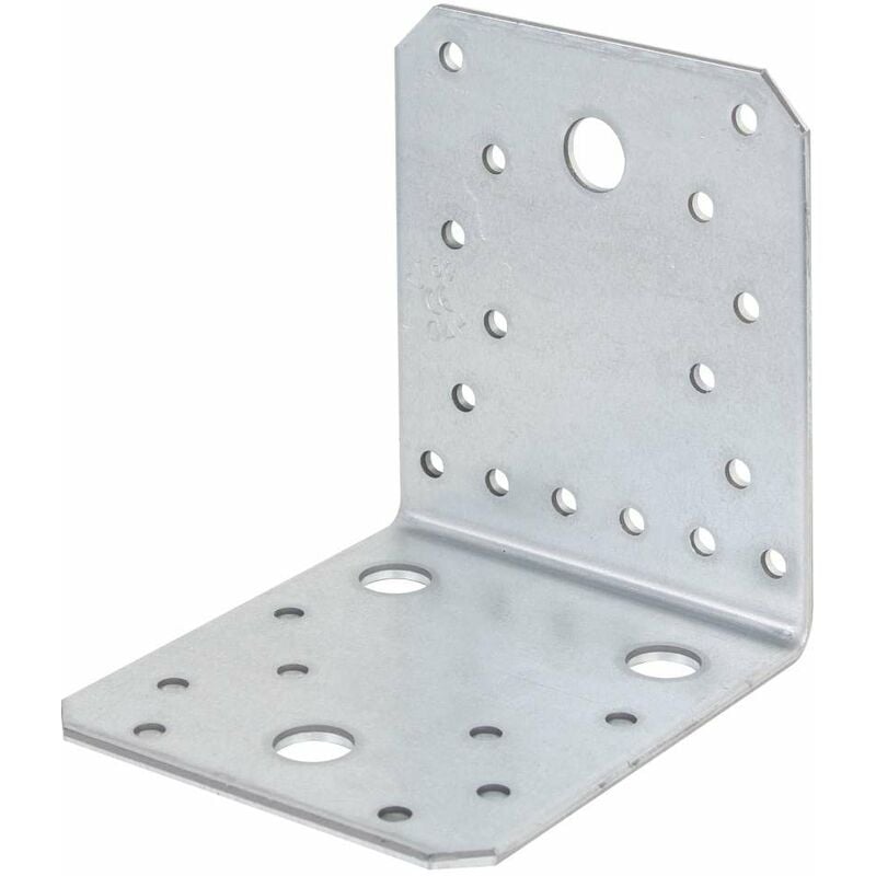 foto del prodotto piastra angolare giunzione 100x100x90x3 mm zincata
