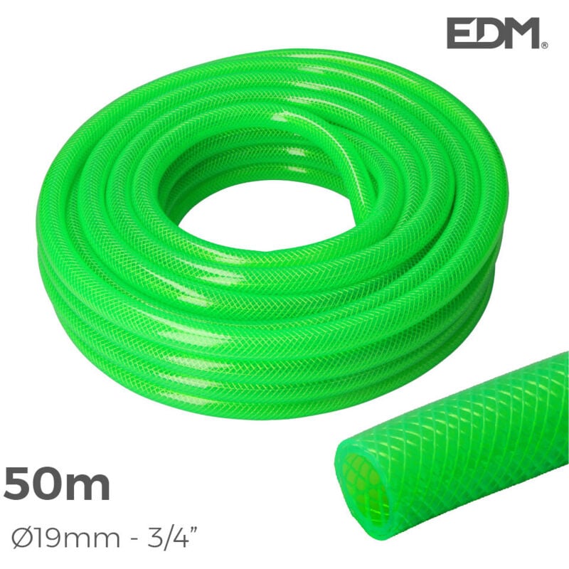 foto del prodotto tubo da giardino antitorsione interno 19mm esterno 25mm 3 4 rotolo 50m edm