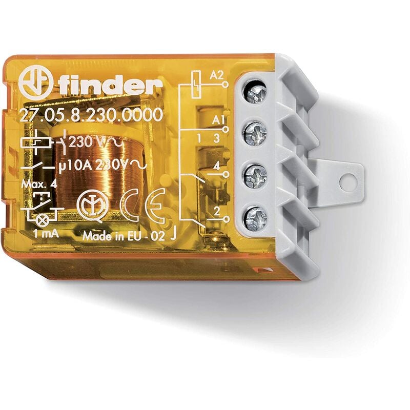 foto del prodotto 27.05.8.230.0000 relè ad impulsi 230v commutatore - finder