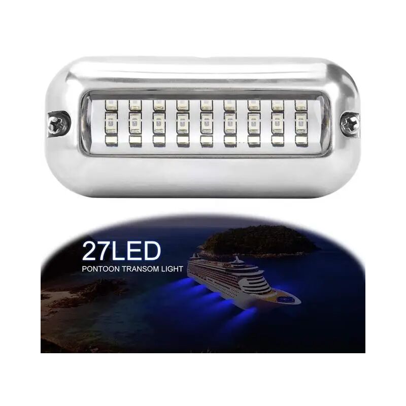 foto del prodotto 27 led impermeabile luce subacquea pontone accessori per barche in acciaio inossidabile