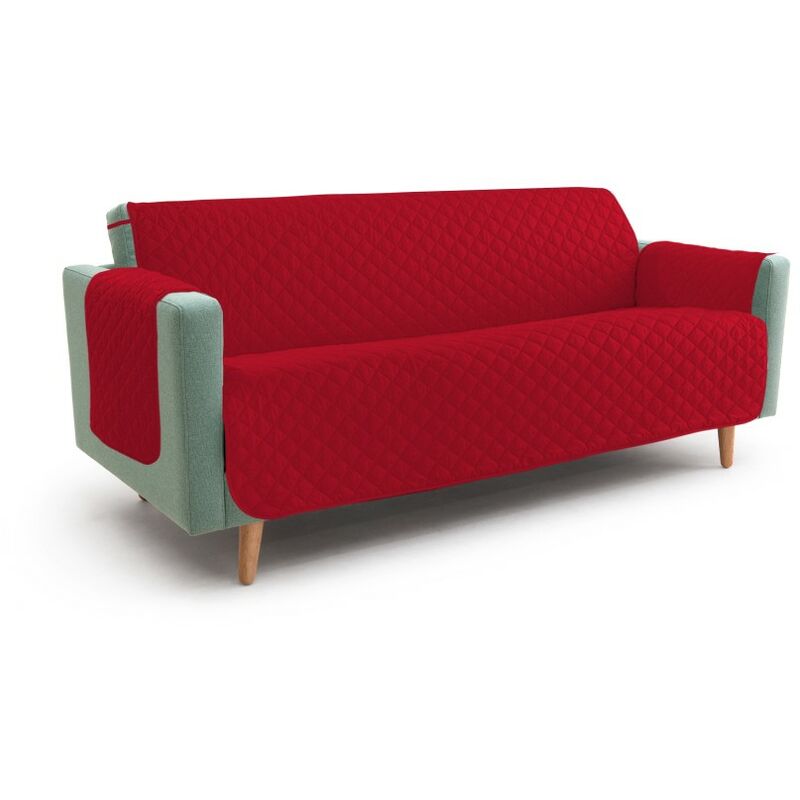 foto del prodotto tex family nuovo copridivano bx salvadivano symphony trapuntato rosso bordeaux 4 posti seduta cm. 230