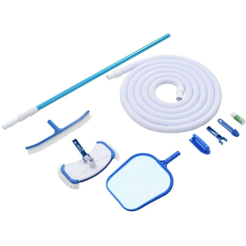 foto del prodotto vidaxl kit di manutenzione per piscina 9 pz