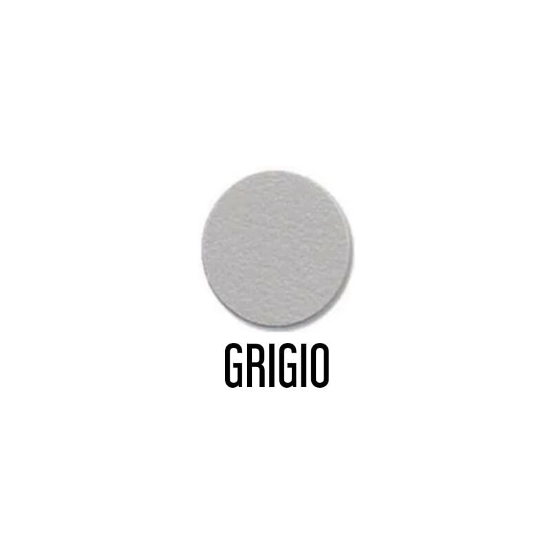 foto del prodotto copriforo adesivo 13mm grigio maurer 20 pezzi tappi adesivi fori buchi mobili legno grigio