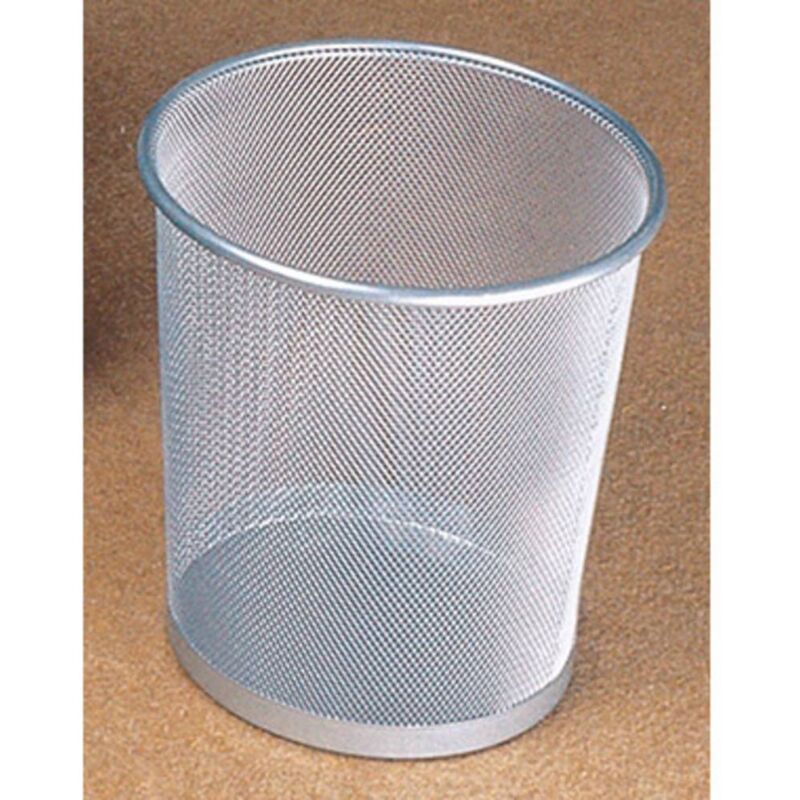 immagine 0 del prodotto the circle network h2518500 cestino per la carta 15 l x a 265 mm x 280 mm metallo argento 1 pz. helit