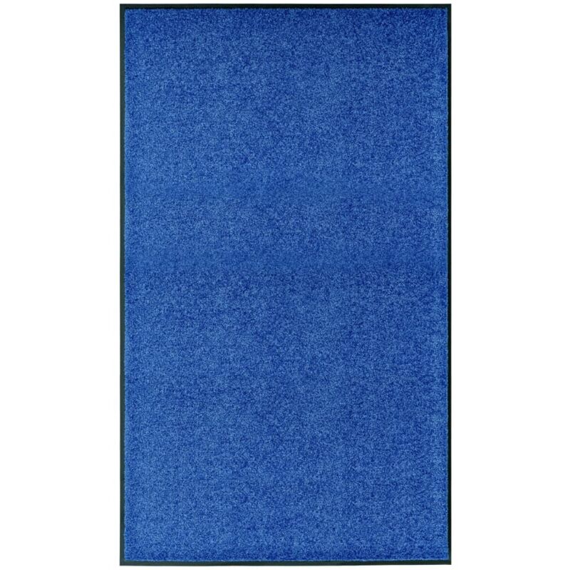 foto del prodotto vidaxl zerbino lavabile blu 90x150 cm