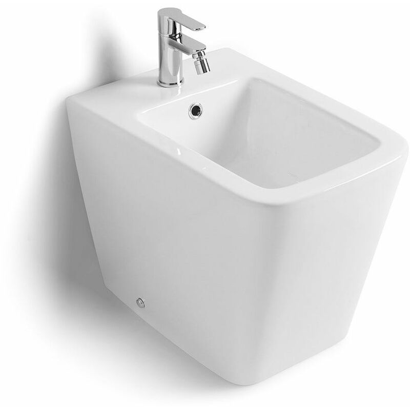 foto del prodotto kiamami valentina bidet a terra in ceramica filo muro rock