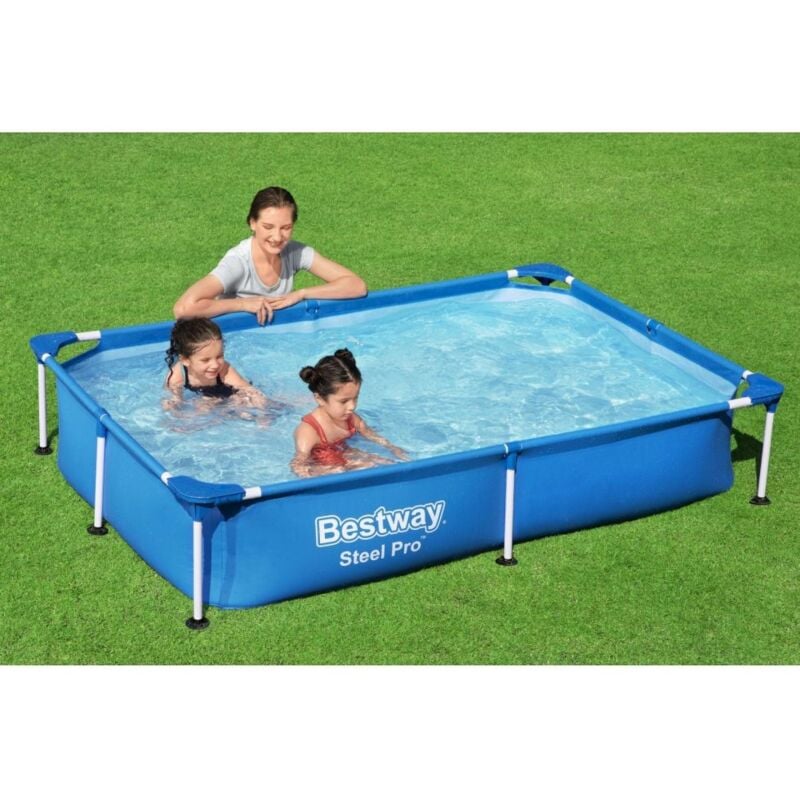 foto del prodotto bestway piscina steel pro rettangolare da 221x150x43 cm