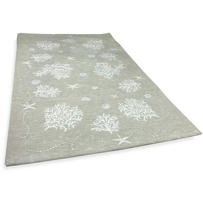 foto del prodotto tex family tappeto mare marino coralli beige cm. 140x190