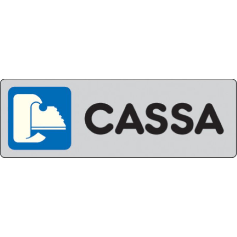 foto del prodotto etichetta adesiva cartello cassa targhetta segnaletica 150x50 mm