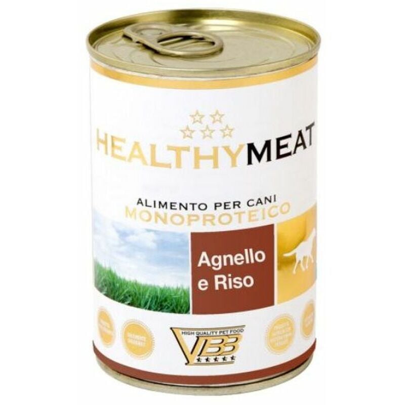foto del prodotto healthy meat cane pat monoproteico 400gr agnello e riso