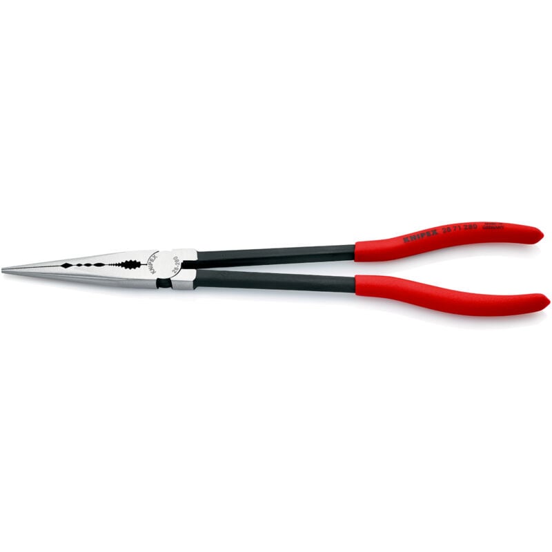 foto del prodotto 28 71 280 pinza per meccanica con profili trasversali rivestiti in resina sintetica bonderizzata nera 280 mm