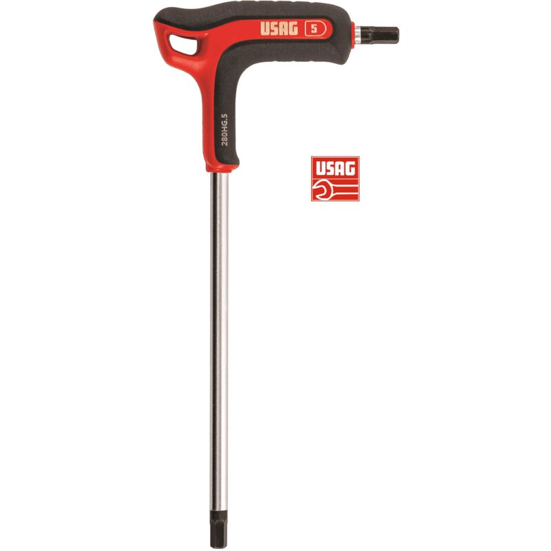 foto del prodotto 280 hg chiave maschio esagonale con impugnatura bimateriale usag