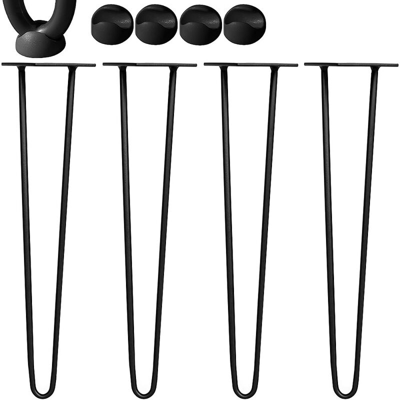 foto del prodotto melko 4er set hairpin legs 86cm hairpin legs tavolo gambe gambe in acciaio telaio del tavolo
