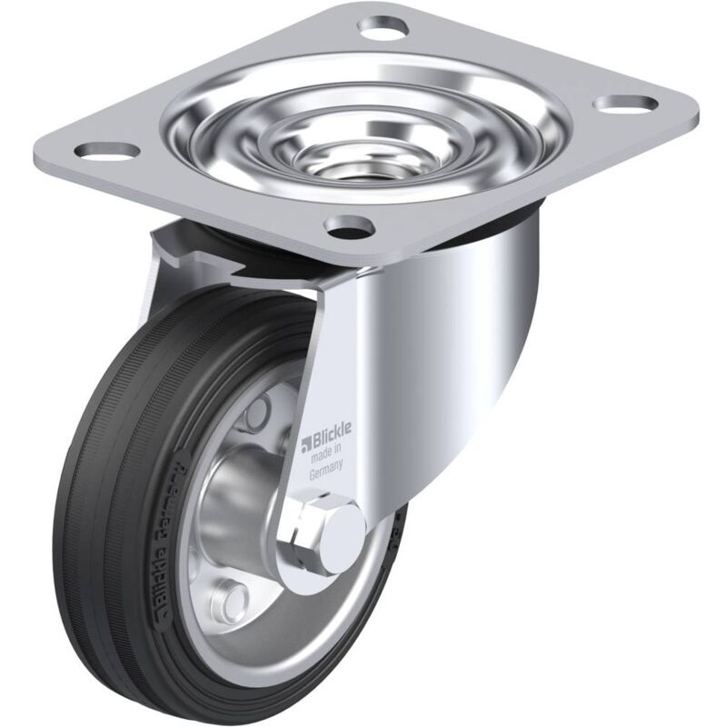 foto del prodotto 280651 le ve 80r ruota girevole diametro ruota 80 mm capacit di carico max. 50 kg 1 pz. blickle
