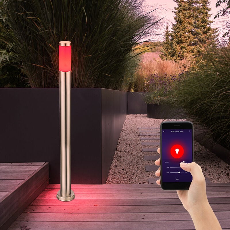 immagine 0 del prodotto percorso esterno smart home alexa google home wifi app dimmer in un set comprensivo di lampade led rgb