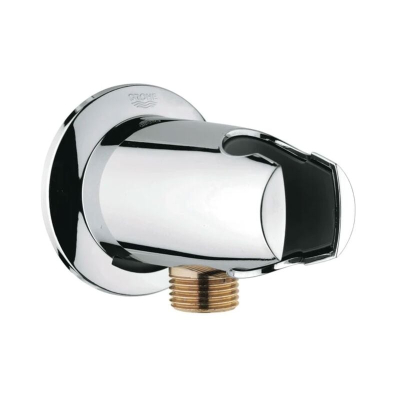 foto del prodotto 28406000 movario raccordo erogatore con supporto per manopola doccia, cromo grohe