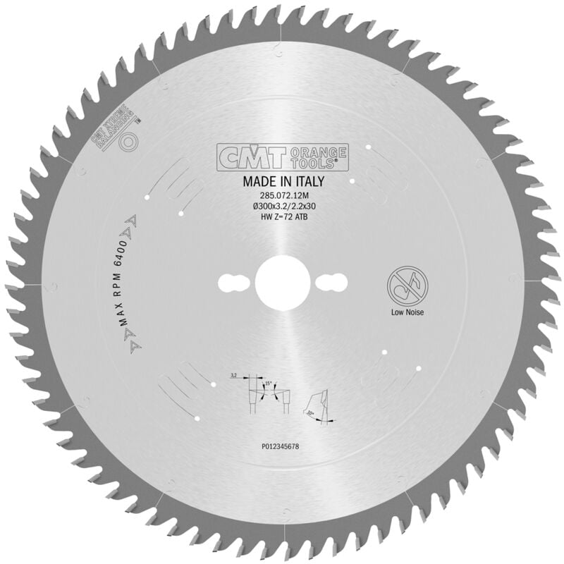 foto del prodotto 285.072.12r lama circolare trav.vena hw 300x3.2 2.2x35 z72 15atb
