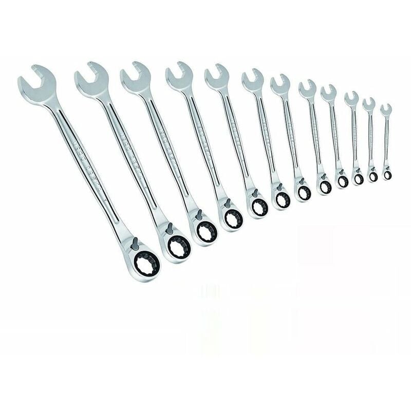 foto del prodotto 285 ka chiave combinata bocca esagonale 24 mm con cricchetto reversibile forchetta e stella 15 - usag