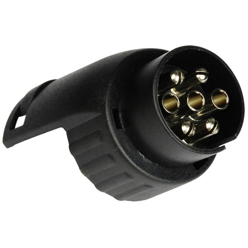 foto del prodotto 28651 adattatore rimorchio spina a 13 poli presa a 7 poli plastica hp autozubeh r