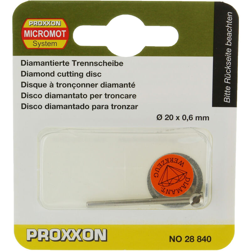 foto del prodotto 28840 fig.25 disco diamantato mm.20 gmbh pz 1,0 proxxon
