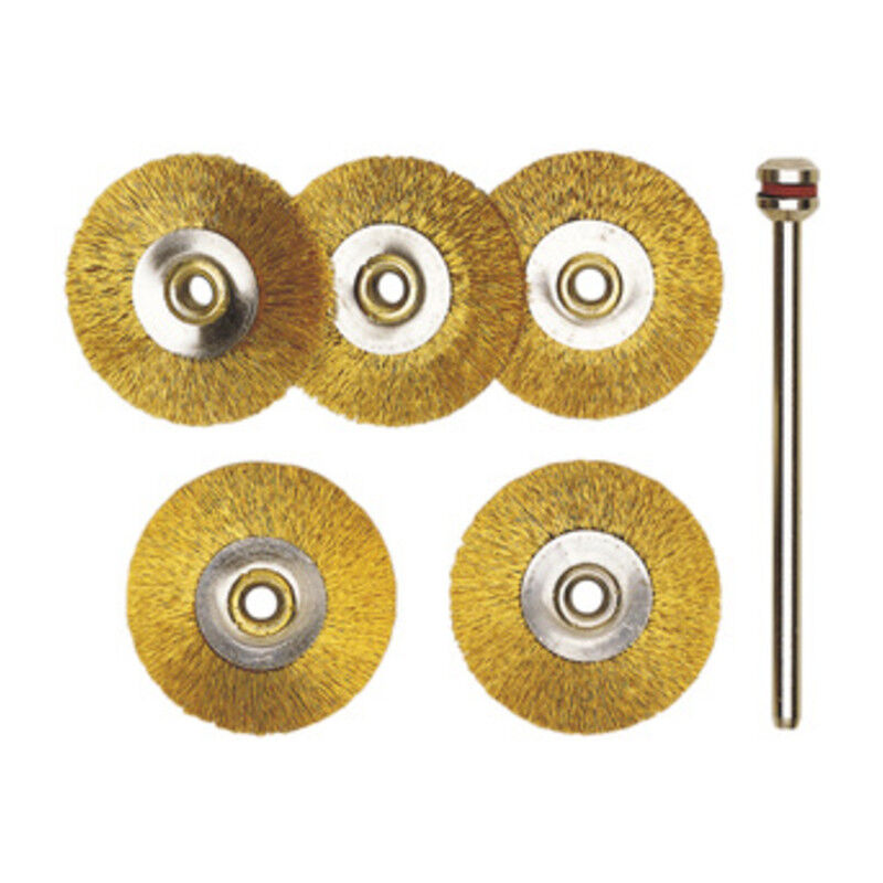 foto del prodotto 28962 fig.22 spazzole ottone 22 mm proxxon