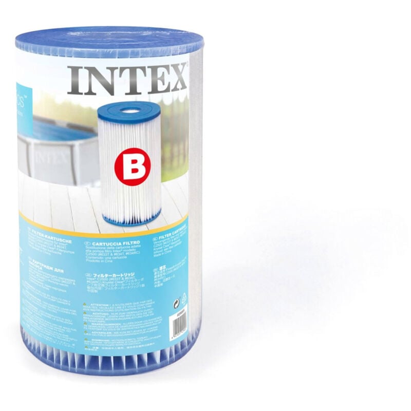 foto del prodotto 29005 cartuccia modello b, 1 pezzo, bianco intex