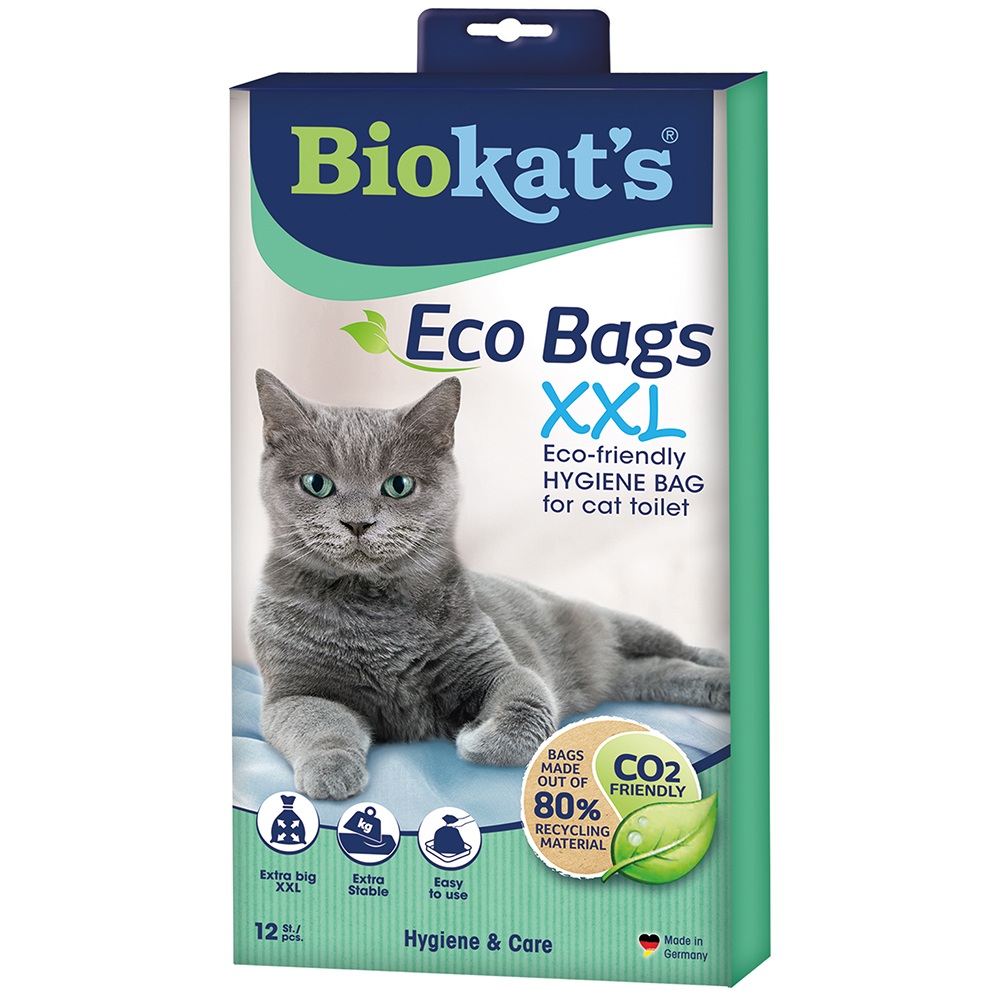 foto del prodotto biokat s sacchetti per toilette eco bags xxl 12 pz