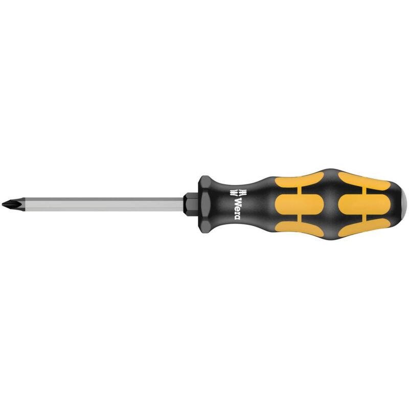 foto del prodotto wera 917 05017010001 officina e meccanica cacciavite a croce ph 2 lunghezza della lama 100 mm din iso 8764 ph