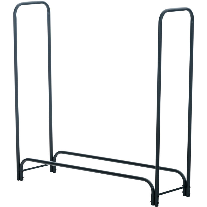 foto del prodotto clp portalegna per caminetto wilster antracite 120x120x36 cm