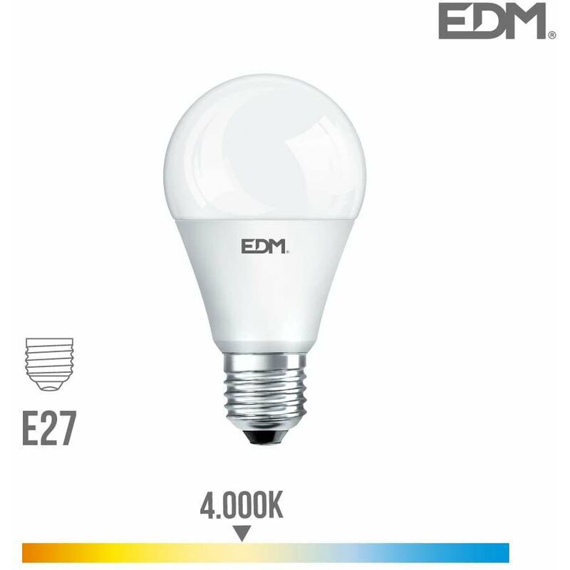 foto del prodotto lampadina led e27 20w tonda a60 equivalente a 180w bianco naturale 4000k