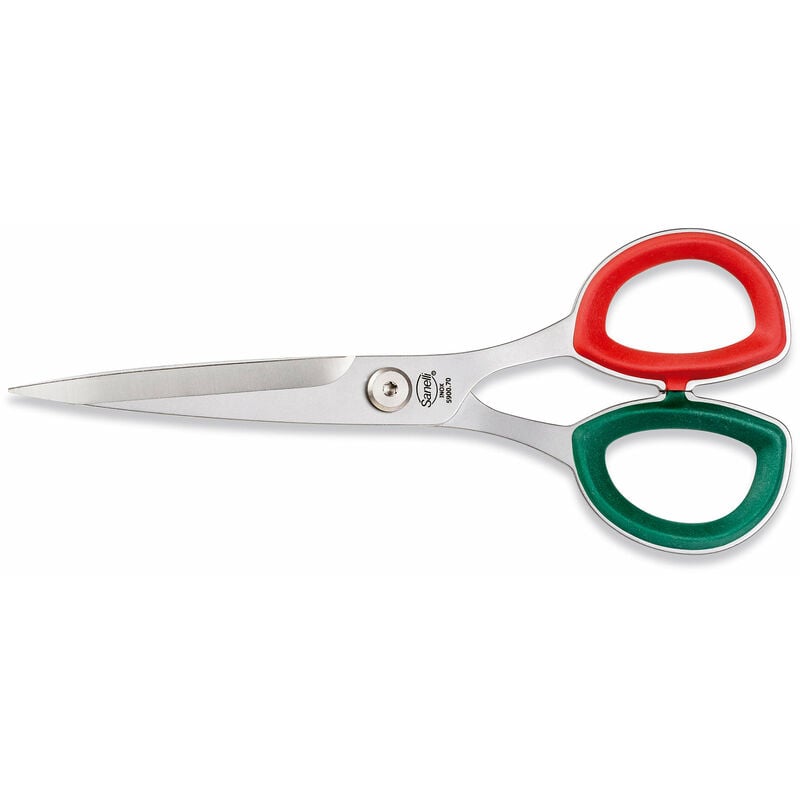 foto del prodotto sanelli forbice da lavoro lama 7 acciaio verde rosso