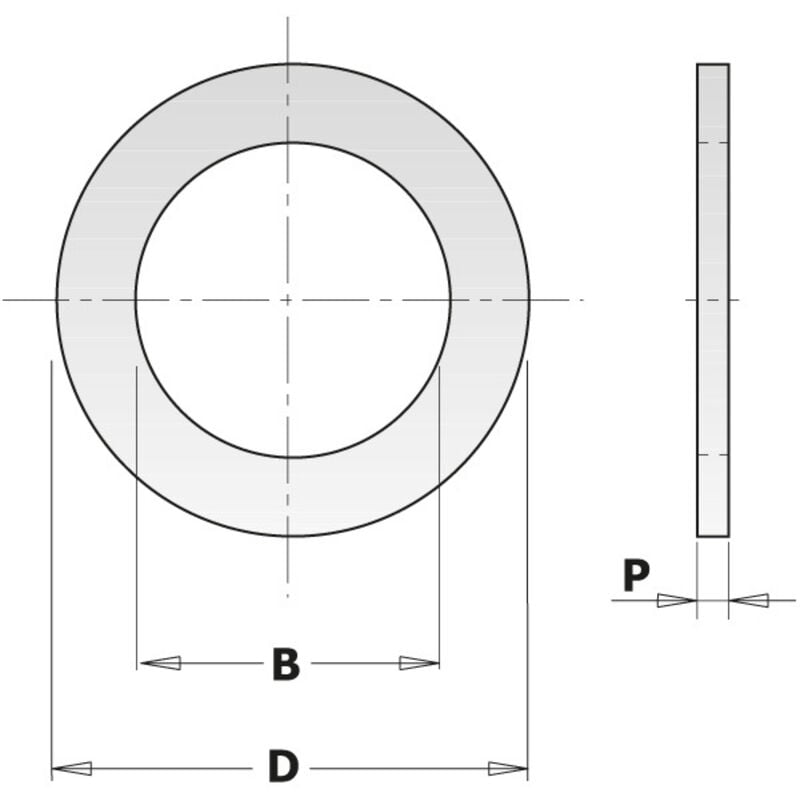 foto del prodotto 299.212.00 anello riduzione foro lama 30 25.4x2.0mm