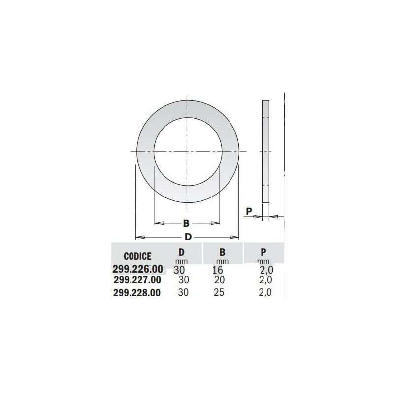 foto del prodotto 299.229.00 anillo reduccion d 32 30mm esp 2mm cmt