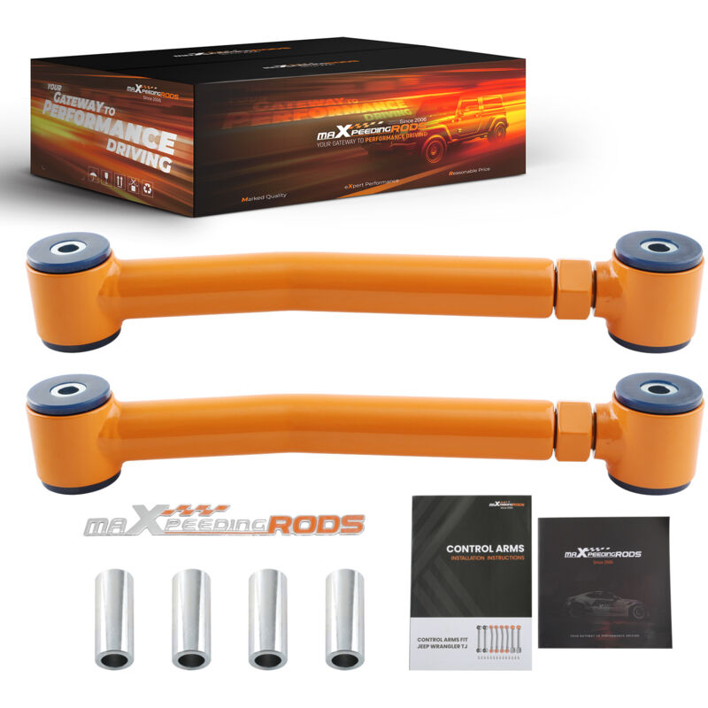foto del prodotto 2pcs for jeep wrangler 1997 2006 tj front lower adjustable control arms