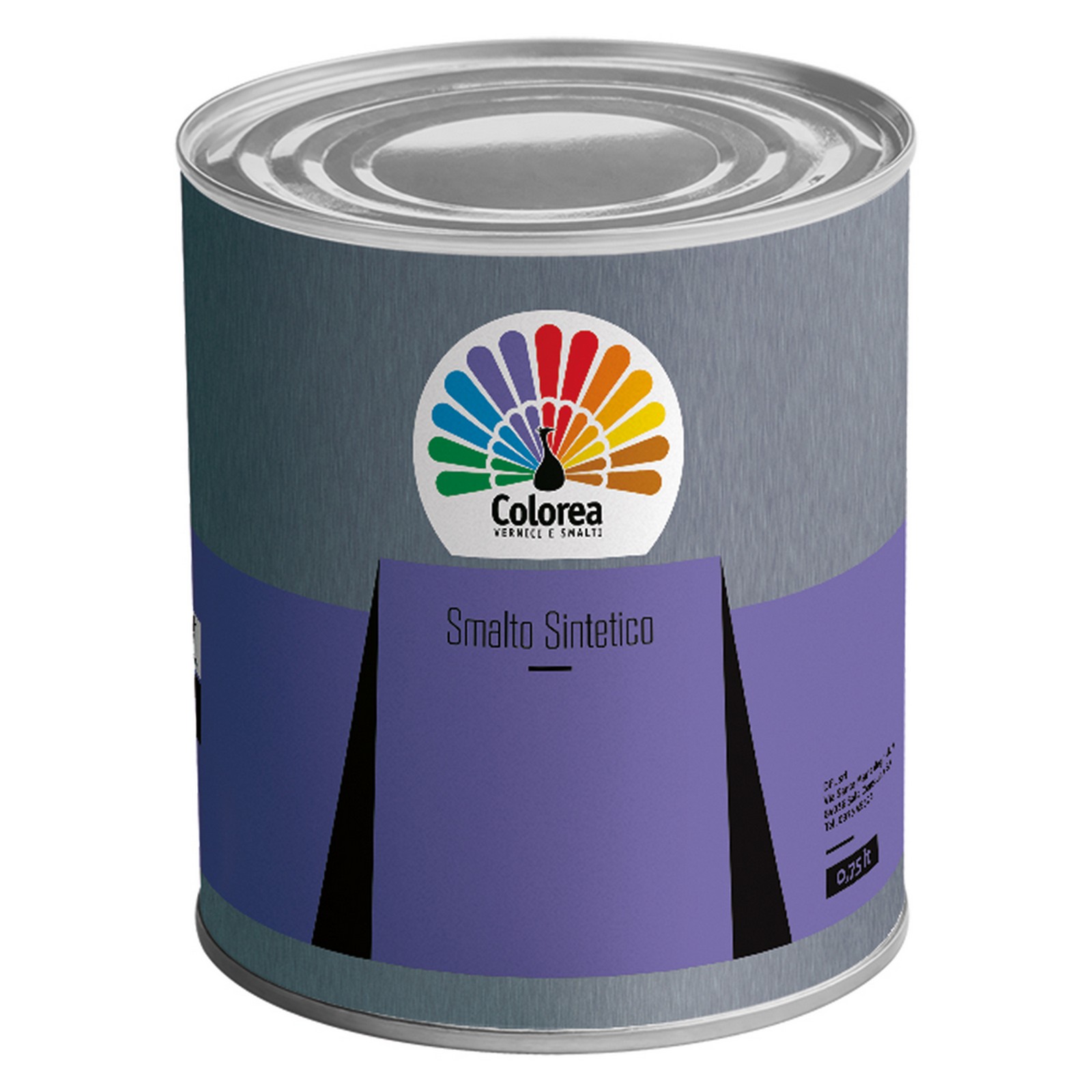foto del prodotto 2pz smalto sintetico 39 colorea 39 lt. 2,5 bianco opaco cod ferx.9017352nlm