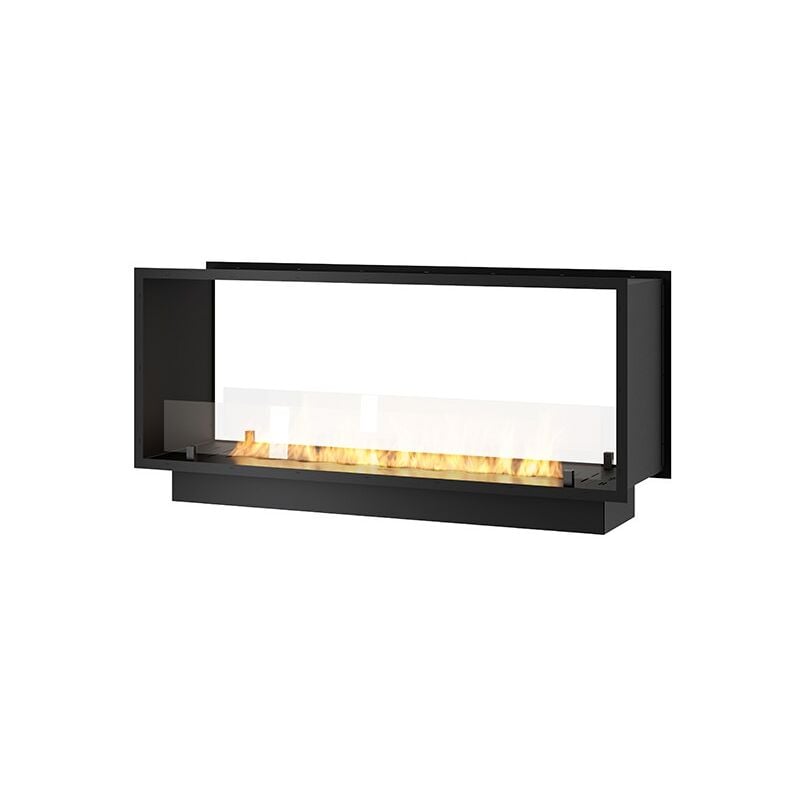 foto del prodotto 2side slim biocamino bifacciale camino a bioetanolo da incasso cm 120