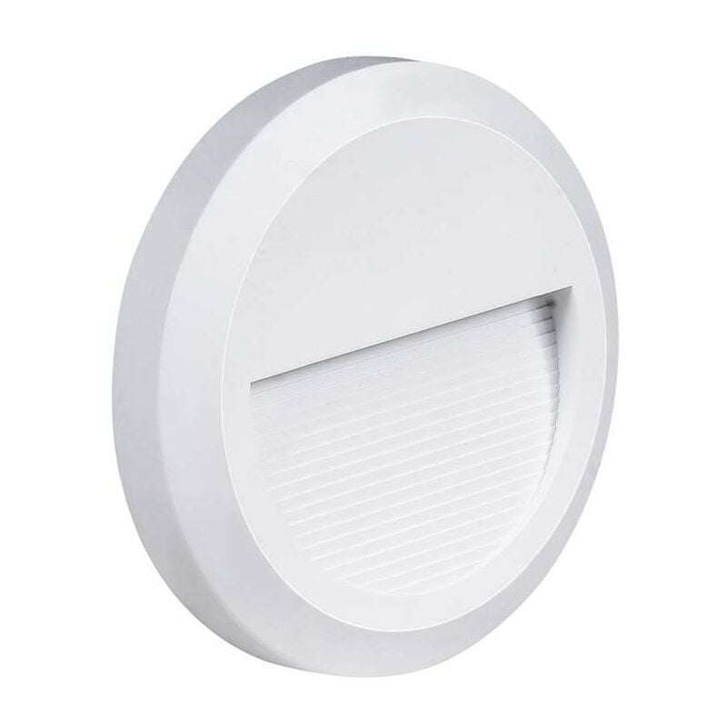 foto del prodotto 2w recesse led luce esterna rotonda impermeabile blanche bianco naturale 4200k