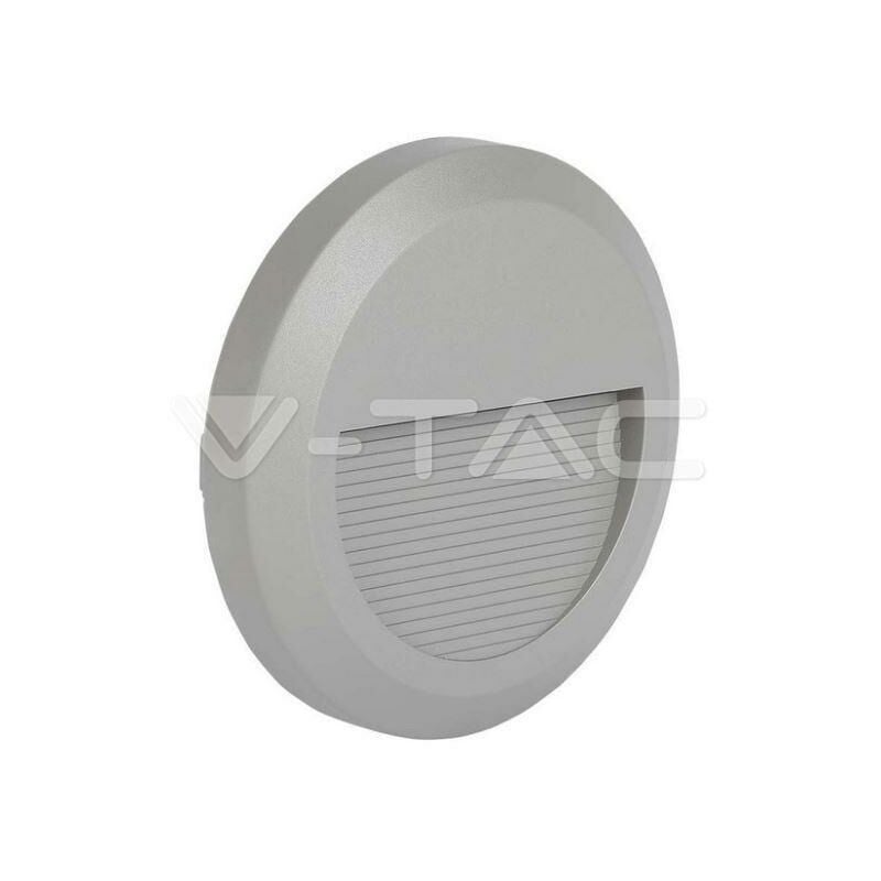 foto del prodotto 2w step led grey light grey round 3000k
