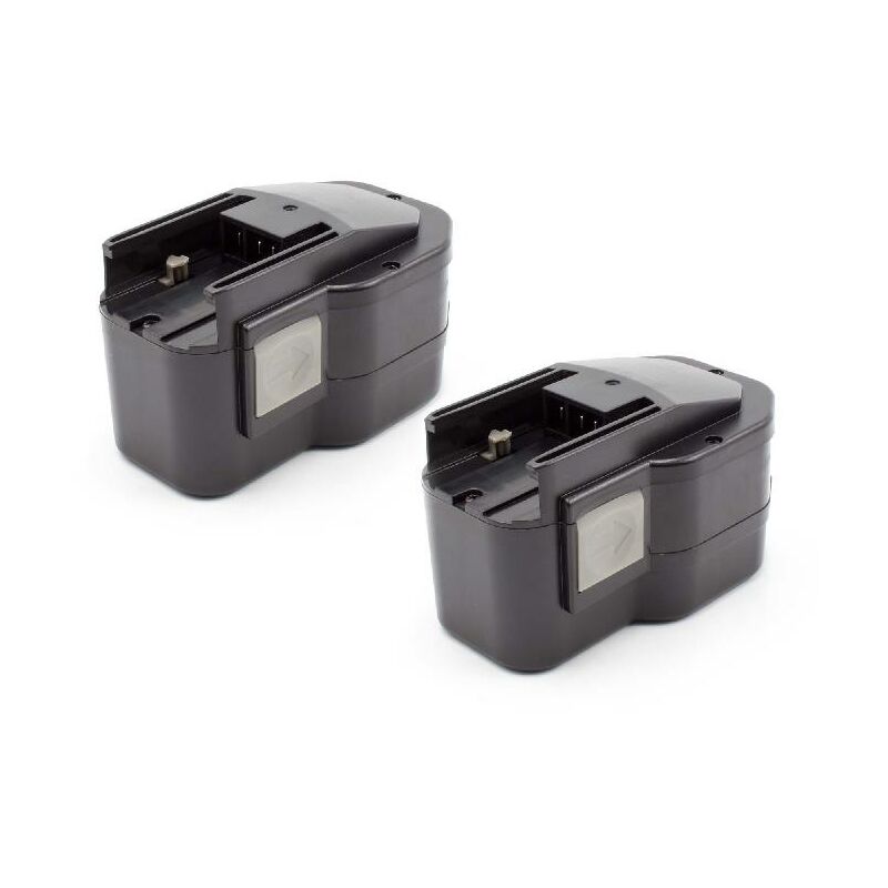 foto del prodotto 2x batteria compatibile con aeg wbe2e 12, sb2e 12, bs2e 12t, best 12x, best 12bbpb, bdse 12t utensile elettrico 1500 mah, nimh, 12 v vhbw