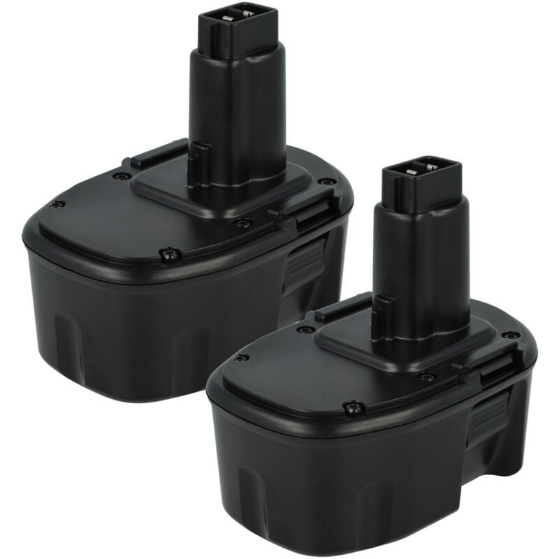foto del prodotto 2x batteria compatibile con dewalt dc935ka, dc935kb, dc936ka, dc983ka, dc983sa, dc984ka, dc984kb attrezzo da lavoro 3000 mah, nimh, 14,4 v vhbw