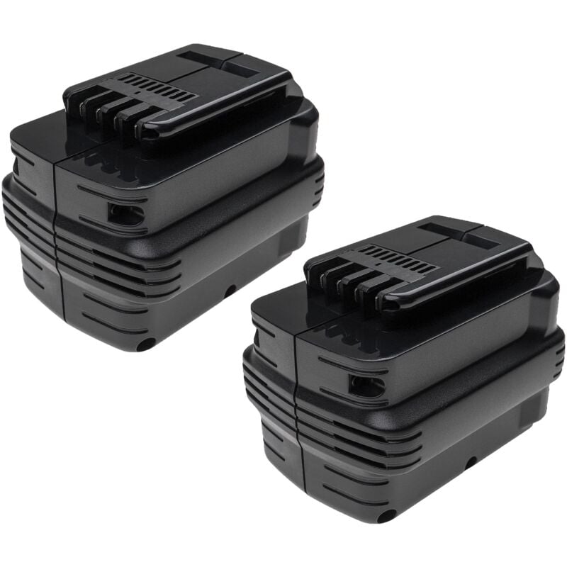 foto del prodotto 2x batteria compatibile con dewalt dw006kh, dw007, dw007kh, dw007k-2, dw007k-xe, dw007c2, dw007k utensile elettrico 3300 mah, nimh, 24 v - extensilo
