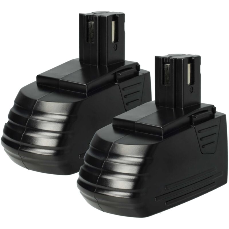 foto del prodotto 2x batteria compatibile con hilti sfl 12 15 flashlight, sid 121-a, sf121-a utensile elettrico 3000 mah, nimh, 12 v - sostituisce sfb121, sfb126,