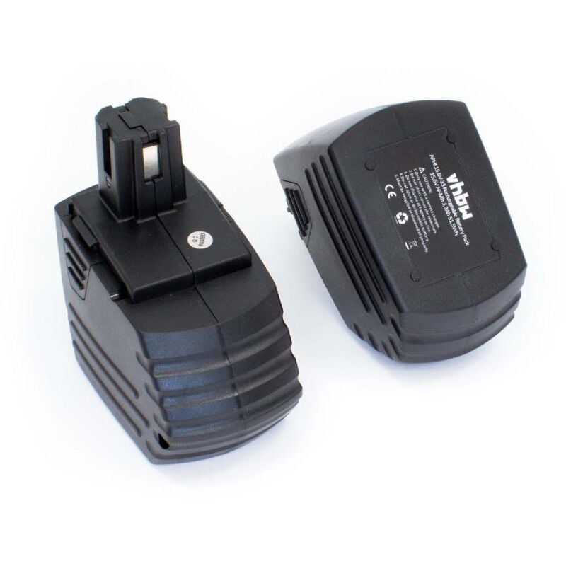 foto del prodotto 2x batteria compatibile con hilti sfl 12 15, sf 151 a, sfh 151 a, sf 150 a utensile elettrico 3300 mah, nimh, 15,6 v vhbw